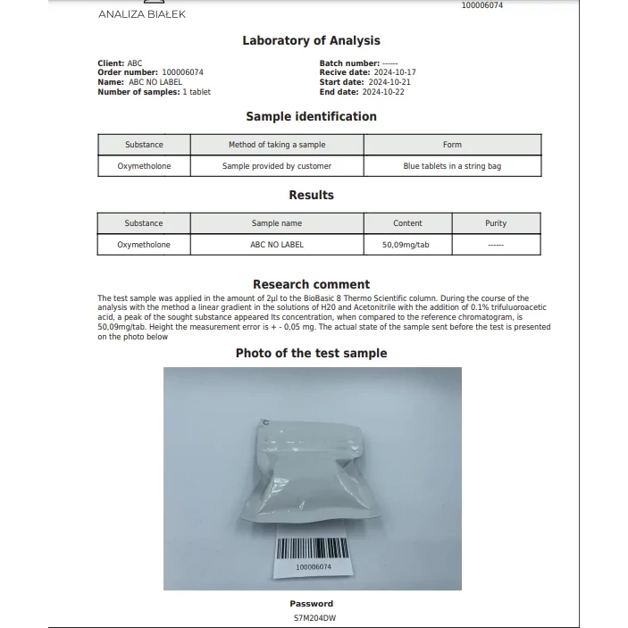 Oxymetholone Oxymetholone